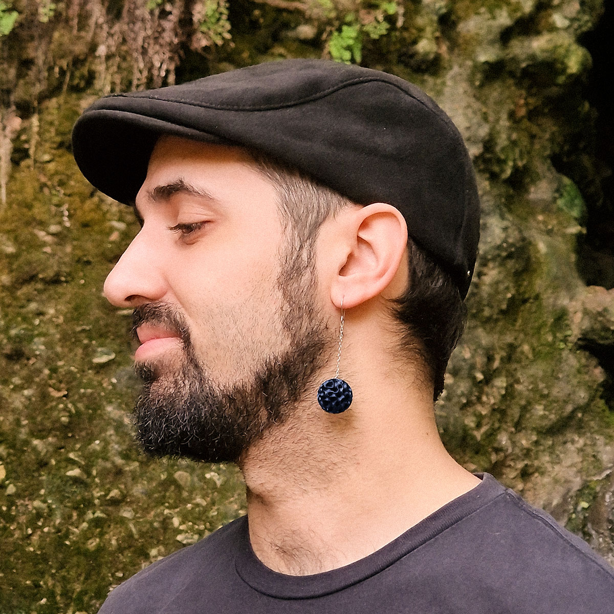 Pendientes Polaris Azul Tinta - Imagen 3