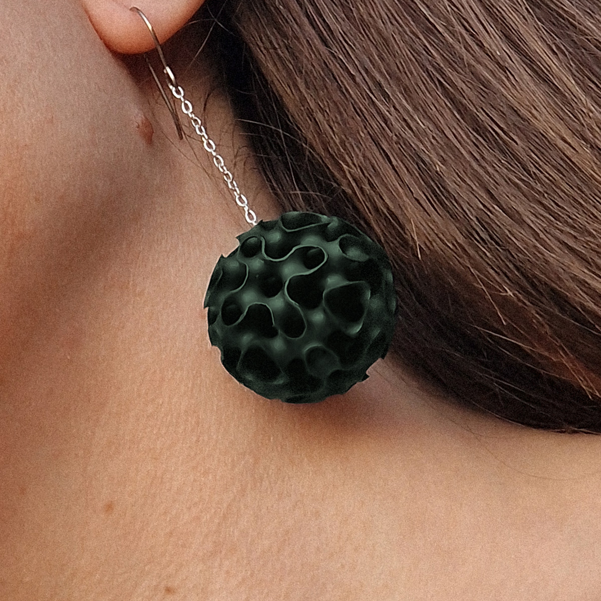 Pendientes Altair Verde Bosque