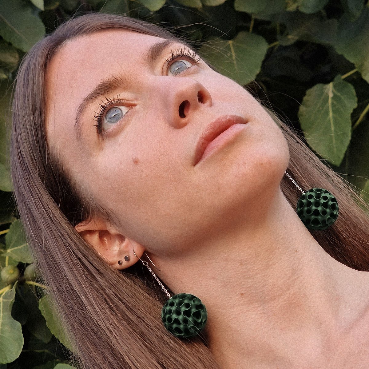 Pendientes Altair Verde Bosque - Imagen 2