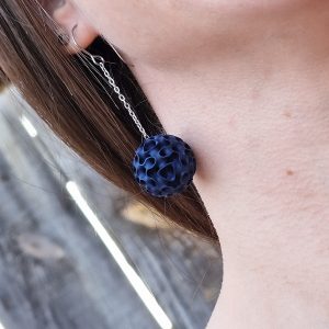 Pendientes Polaris Azul Tinta