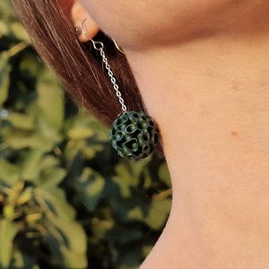 Pendientes Polaris Verde Bosque