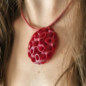 Collar Vega Rojo Carmín