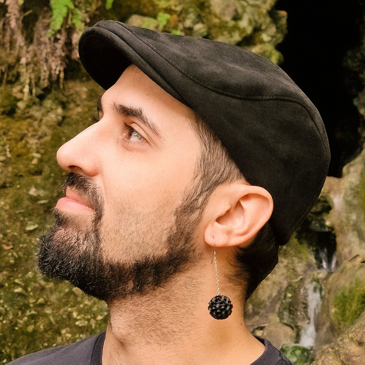 Pendientes Polaris Negro Sombra - Imagen 3