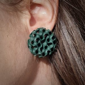 Pendientes Antares Verde Bosque