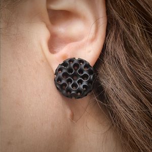 Pendientes Capella Negro Sombra