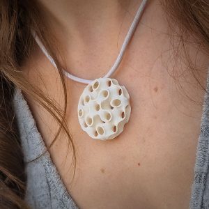 Collar Deneb Blanco Seda