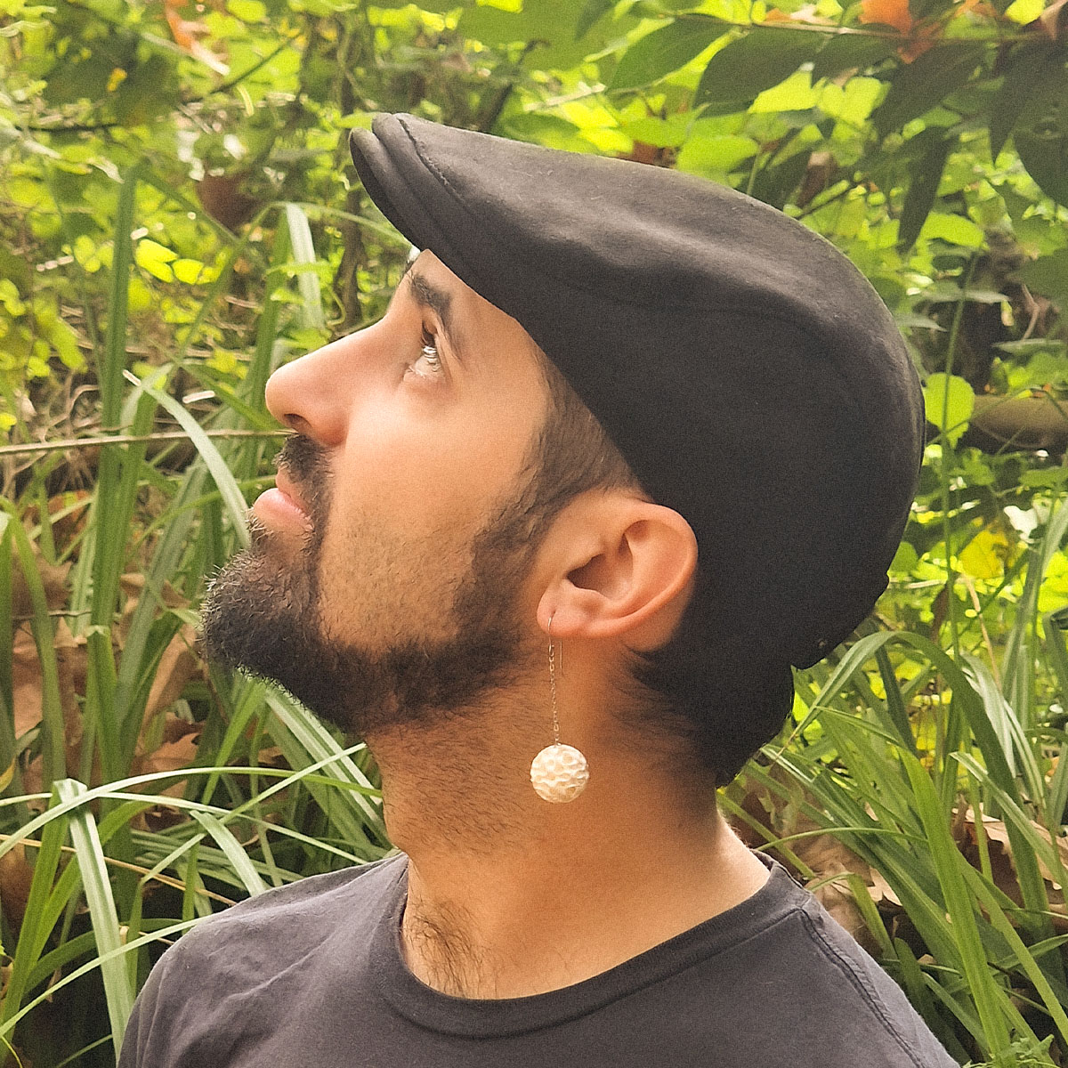 Pendientes Polaris Blanco Seda - Imagen 3