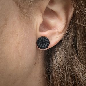 Pendientes Spica Negro Sombra - No