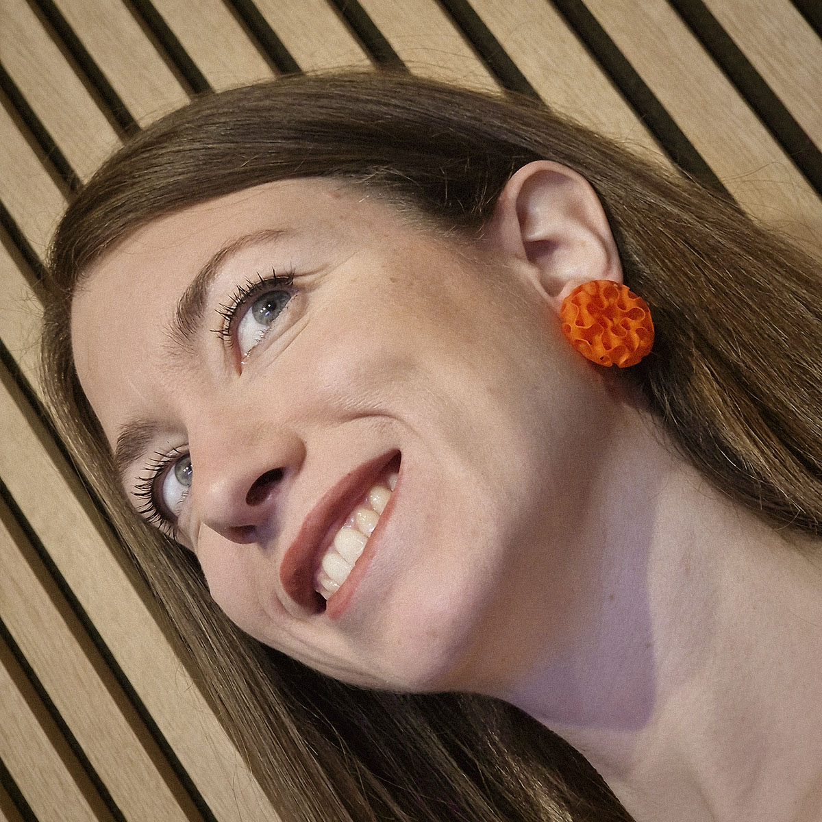 Pendientes Antares Naranja Amanecer