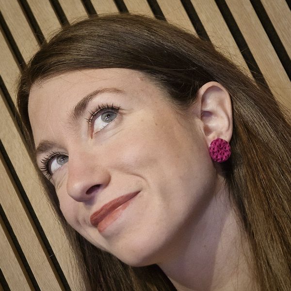 Pendientes Capella Magenta Real